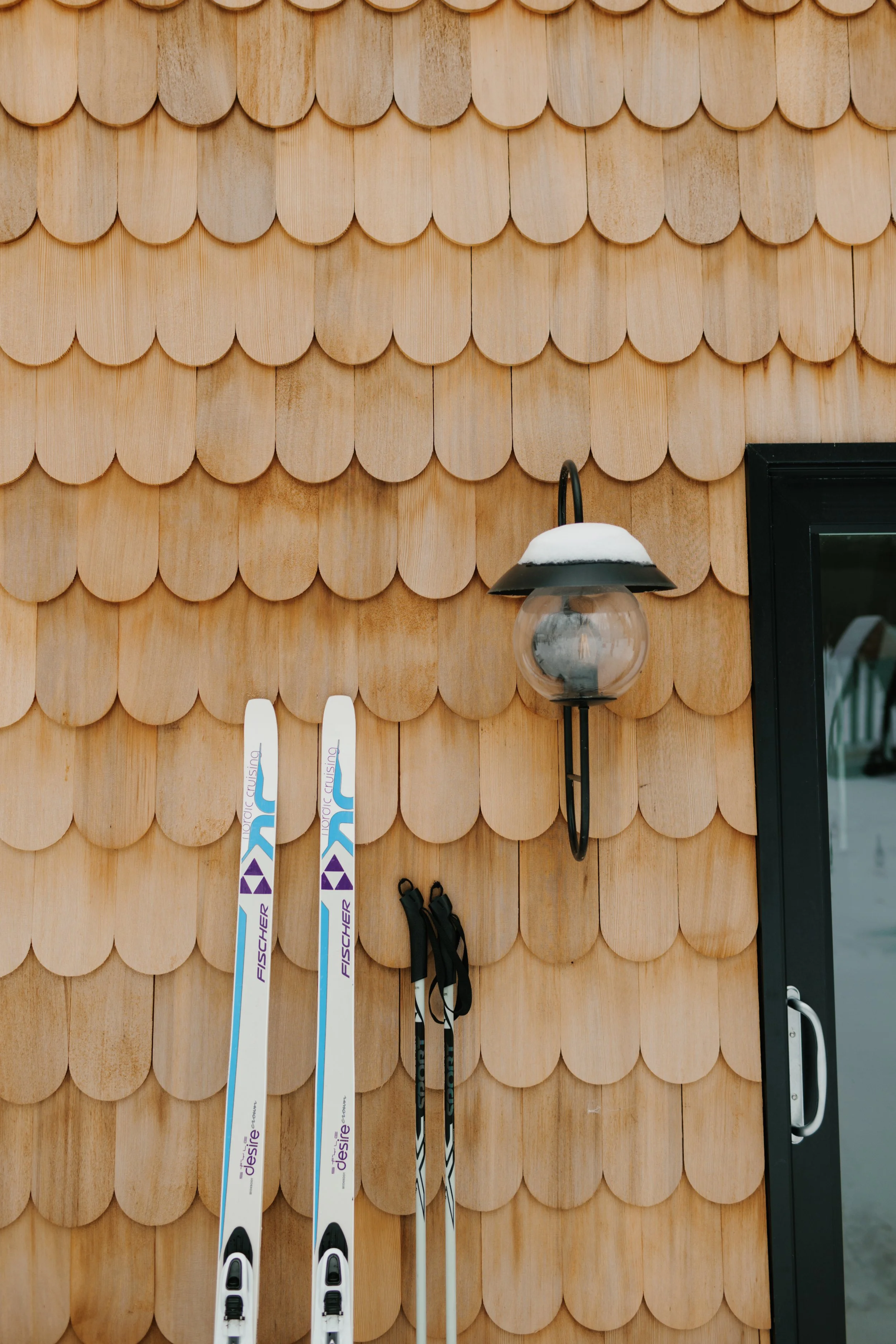 A-Frame in winter snow