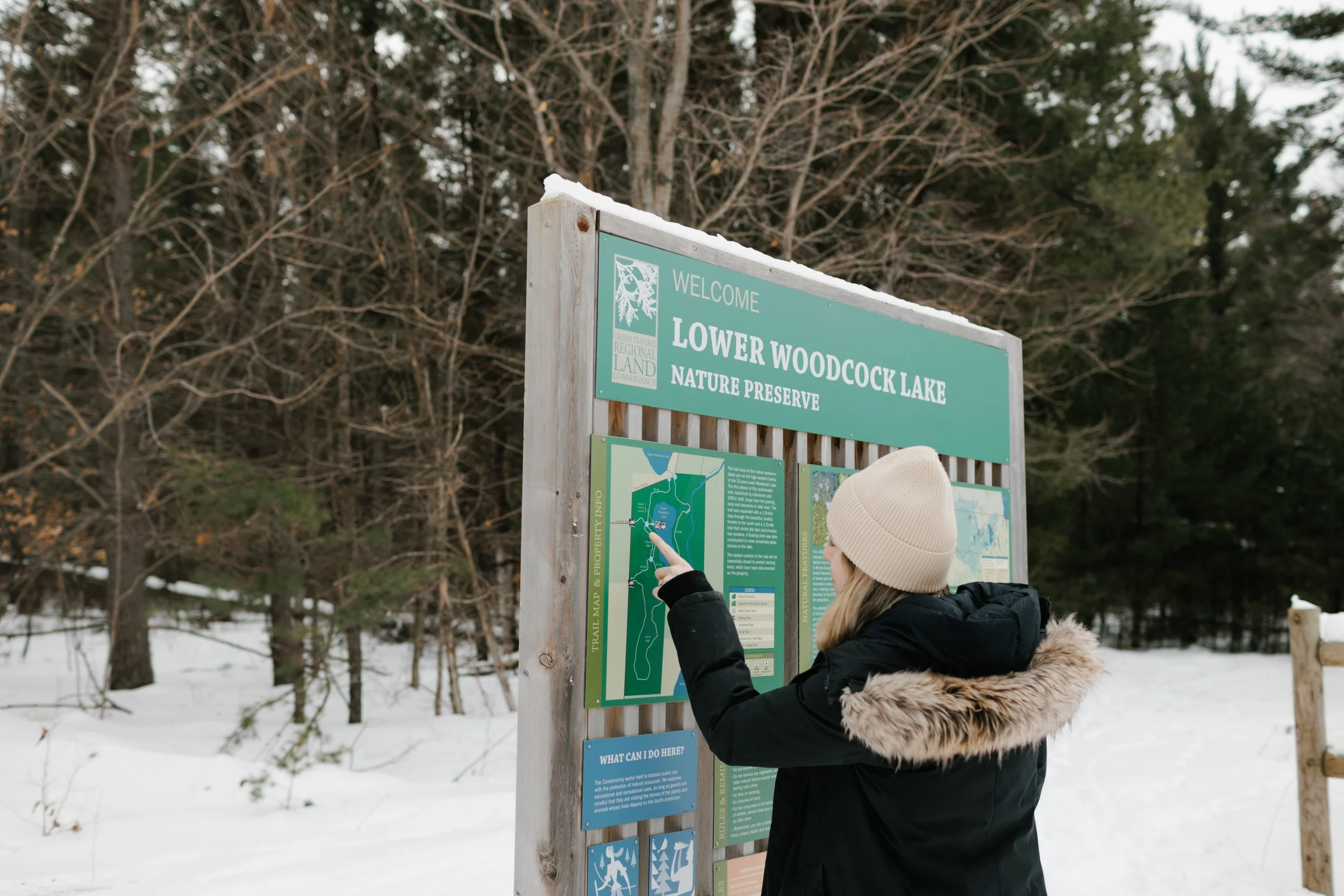 A-Frame hot tub in winter