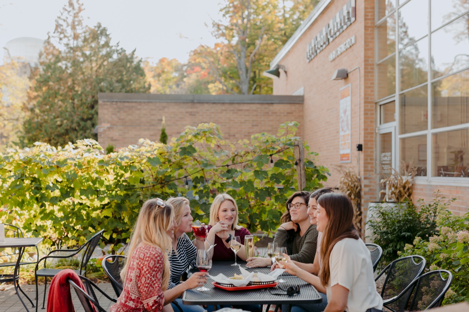 Wine tasting at a Northern Michigan winery